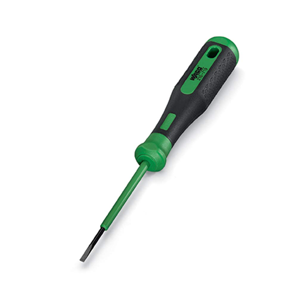 210-722 | WAGO Operating Tool Set | Tool One: 2.5 x 0.4 mm Blade, Tool Two: 3.5 x 0.5 mm Blade, Tool Three: 5.5 x 0.8 mm Blade | Features Partially Insulated Shaft | [Set of Three] - Image 3