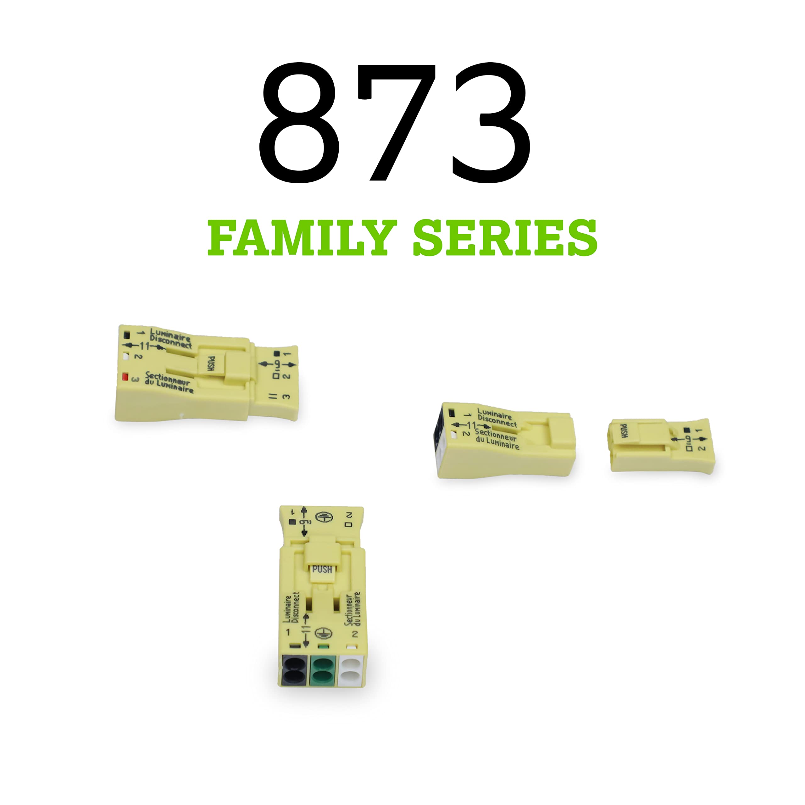 873-902 | WAGO Luminaire Disconnect Connector | 2-Pole Connector | Yellow | [Jar of 200 Pieces] - Image 6